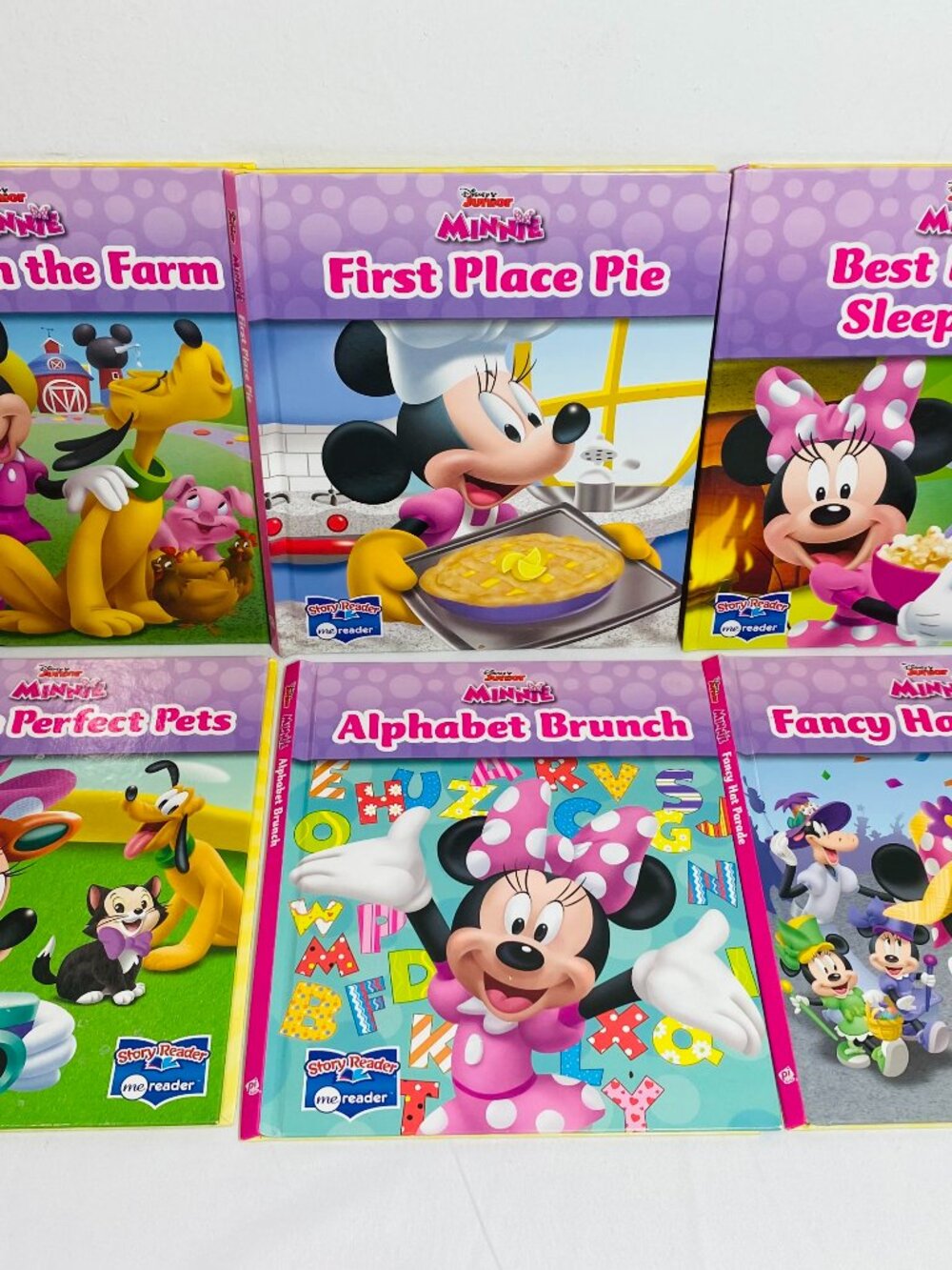Lot of 6 Disney ME READER Minnie Mouse Books 18 Mos+ 2019 VGUC